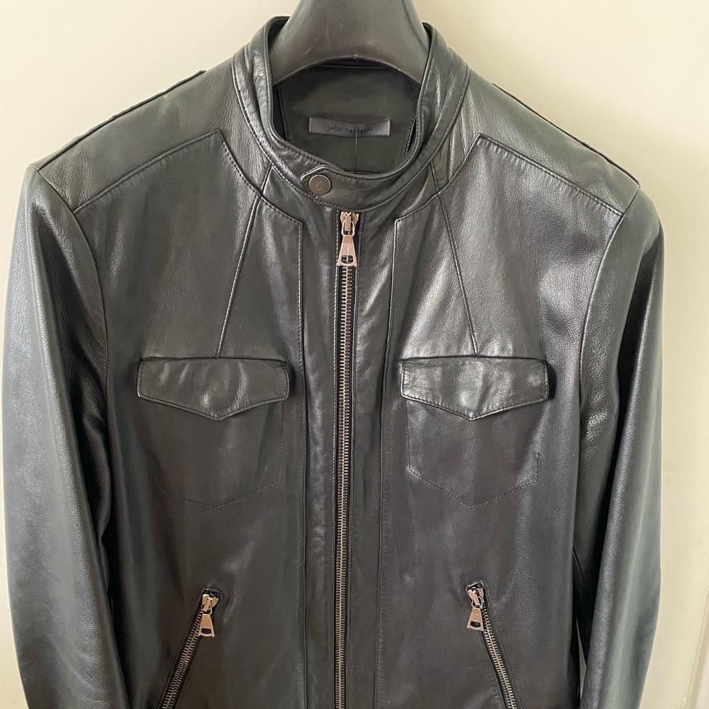 John Varvatos Leather Jacket